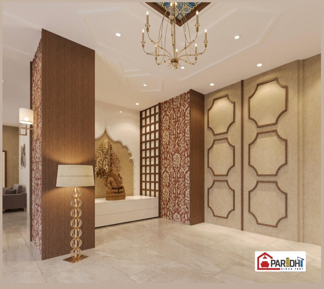 Reception waiting area at The Heritage Resort, Misrod Bhopal